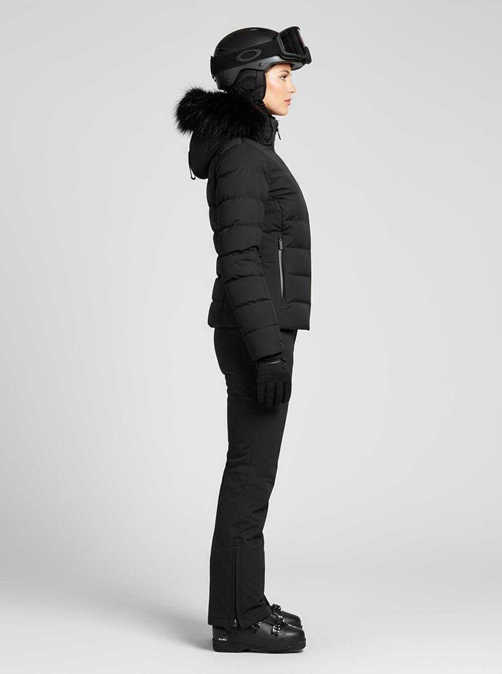 Chaqueta esquí mujer Helium NEGRO